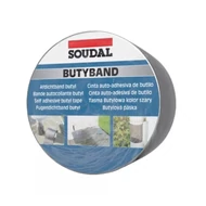 SOUDAL - 111084 - Butyband alu 10cm x 10 méter - Butyl