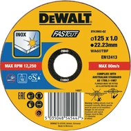 DeWALT Thin Fast Cut 125x1mm Inox | DT43902-QZ - Vágókorong