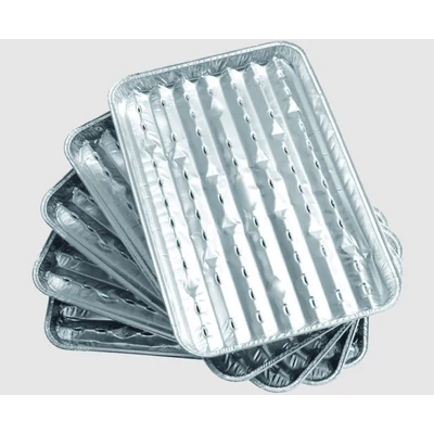 0250 - LANDMANN - GRILLTÁLCA 5DB-OS 34X23CM ALU