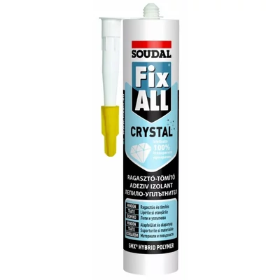 SOUDAL - 119382 - Fix All Crystal 290ml - Víztiszta
