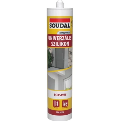 SOUDAL - 154564 - Univerzális szilikon transzparens 280ml - 