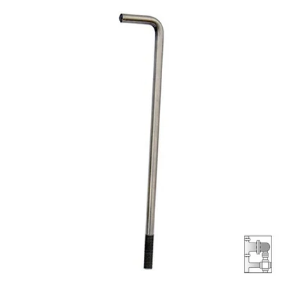 Szelemen csavar M12x350 anya és alátét nélkül