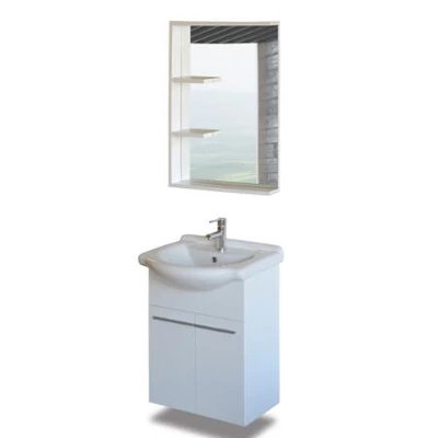 Komplett mosdószekrény tükörrel TBOSS SPARTA 55 fehér