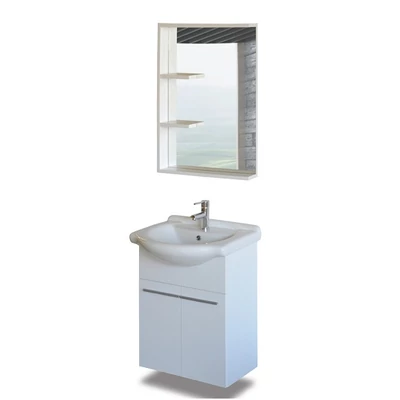 Komplett mosdószekrény tükörrel TBOSS SPARTA 65 fehér