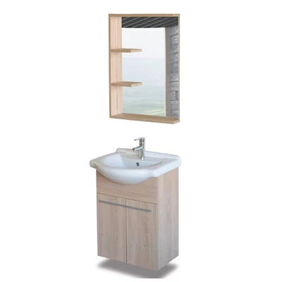 Komplett mosdószekrény tükörrel TBOSS SPARTA 65 sonoma