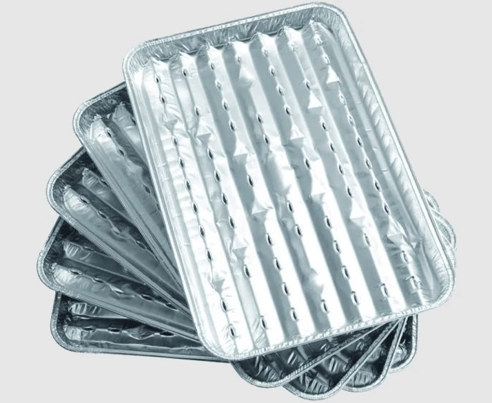 0250 - LANDMANN - GRILLTÁLCA 5DB-OS 34X23CM ALU