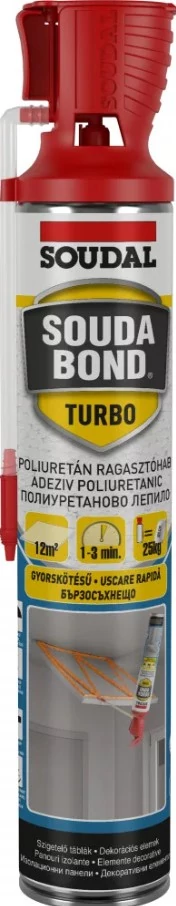 SOUDAL - 155968 - SOUDABOND TURBO GG kézi ragasztóhab 750 ml