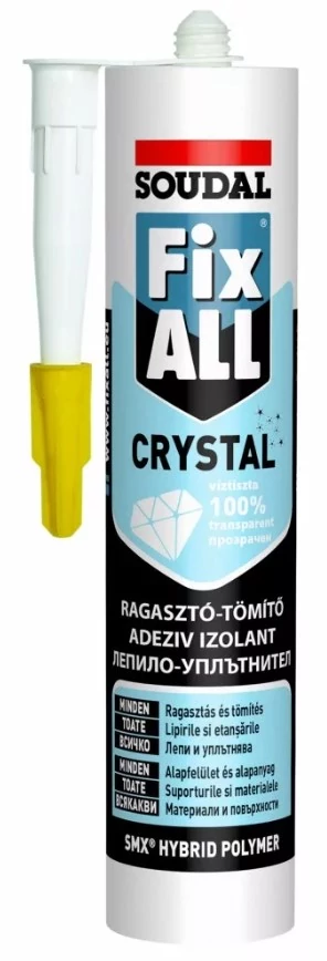 SOUDAL - 119382 - Fix All Crystal 290ml - Víztiszta