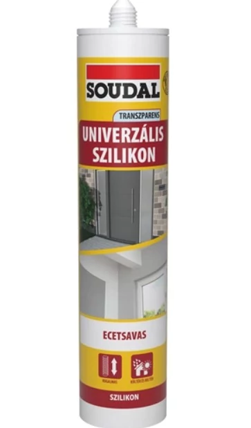 SOUDAL - 154564 - Univerzális szilikon transzparens 280ml - 