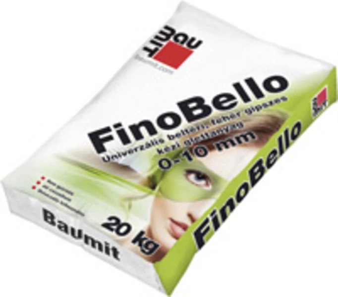 FinoBello beltéri gipszes glett 0-10mm 0,8kg/m2 20kg/zsák