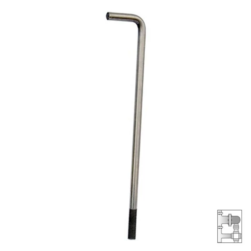 Szelemen csavar M12x350 anya és alátét nélkül
